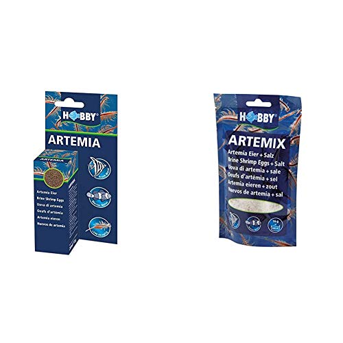 Hobby 21350 Artemia Eier 20 ml 21100 Artemix Eier Salz 195 g