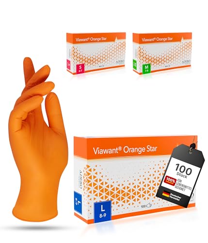Viawant Orange Star Lück Stabil Hypoallergen Reißfeste