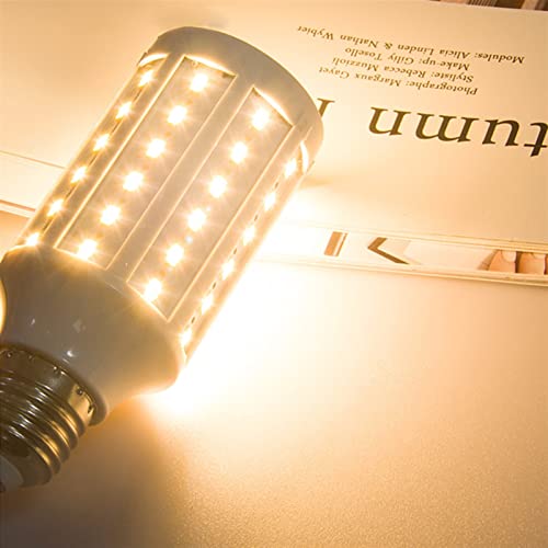 DLRSET Glühbirnen geführt 1 Stück LED Birnenlampe E40 SMD5730. Maisfleck licht kalt warmweiß Beleuchtung AC 22 0V 12W 15W 25W 30W 40W 50W 60W 80W 100W Color E40 Emitting Color Warm White
