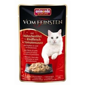 Animonda vom Feinsten mit Hühnchenfilet Rindfleisch in Tomatensauce 50g