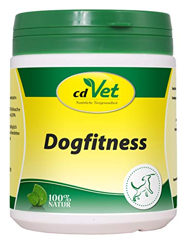 cdVet Naturprodukte Dogfitness 100 g - Hund - Ergänzungsfuttermittel - Versorgung mit Vitaminen Kräutern - Unterstützung der Organfunktion Stoffwechselvorgänge - fördert Gesundheit - im Sport
