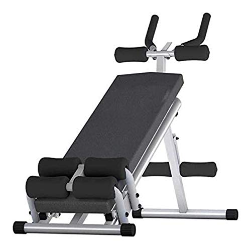 XDLEDMKIZ Hantelbank Standard-Hantelbänke verstellbare 2-in-1-Sit-Up-Bank Zusatz-Fitnessgerät Heim-Sitzbank Hantelbank für Bauchmuskeltraining Fitnessstuhl