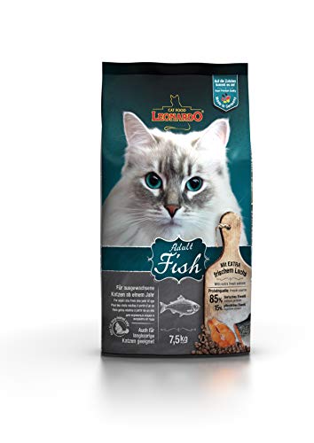 Leonardo Adult Fish 7 5kg Katzenfutter Trockenfutter für Katzen Alleinfuttermittel für ausgewachsene Katzen Aller Rassen ab 1 Jahr