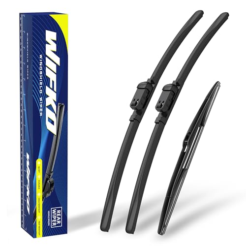 Wifko Scheibenwischer Kompatibel für Ford Focus MK3 2011-2018 Wischerblätter Vorne Hinten Set Frontscheibenwischer und heckscheibenwischer Auto Scheibenwischer Zubehör