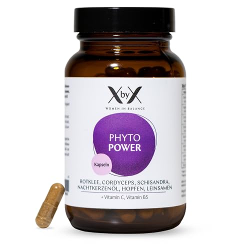 XbyX Phyto Power 45 Hormonelle Unterstützung ab Menopause Hormonfrei Ohne Soja Rotklee Schisandra Nachtkerzenöl Hopfen Leinsamen Aus Deutschland