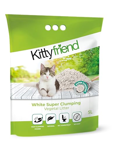 Kittyfriend - Pflanzliche Klumpstreu Ultra klumpend Geruchskontrolle Leicht 5L