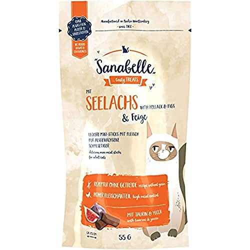 Sanabelle Snack Seelachs und Feige 20 x 55 g