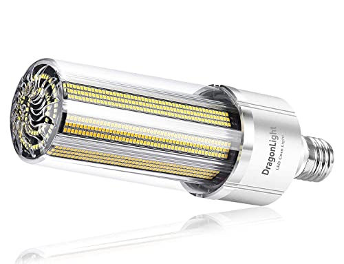 DragonLight 240W Superhelle Mais Licht LED Glühbirne Ersetzt 1400Watt - E40 Edison LED Lampe 3000K Warmweiß 32400 Lumens für Großes Gebiet Beleuchtung - Garage Lagerhaus Werkstatt Hof