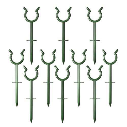 Schlauchhalter Pflanzenschutz robustes Aufhängegestell für Bewässerungsschläuche einfach zu montieren schützt Pflanzen und erleichtert Gartenarbeit nutzbar Rasen Beete Hof Terrasse Heimgebrauch