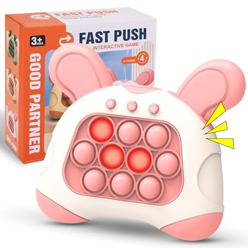 BoloShine Pop It Elektronisches Spiel Plopper Spielzeug Interaktive Quick Push Bubble Popit Fidget Toys Fast Reaktionsspiel Stressabbau Sensory Toy Spielmaschine Geschenk für Kinder Erwachsene BoloShine Pop It Elektronisches Spiel Plopper Spielzeug Interaktive Quick Push Bubble Popit Fidget Toys Fast Reaktionsspiel Stressabbau Sensory Toy Spielmaschine Geschenk für Kinder Erwachsene