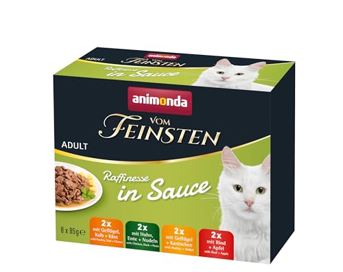  Adult Raffinesse in Sauce für ausgewachsene 8x 85g Mixpack