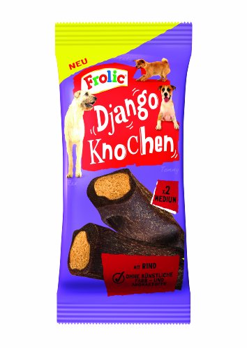 Frolic Django Knochen Medium mit Rind 2 Stück 6er Pack 6 x 170 g