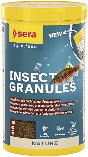 sera Insect Nature 1 5mm 1000ml   100% Protein aus nachhaltiger Quelle   nachhaltiges Insektenmehl als Proteinquelle bzw. fürs Aquarium ohne Farb  Konservierungsstoffe