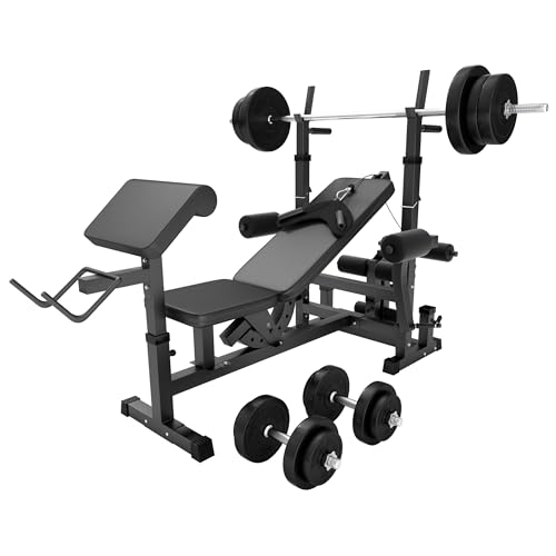  Gewichten   170 cm Hantelstange 40 70 100kg Hantelset Beincurler Butterfly Dip station Curlpult   Fitnessstation Kraftstation Langhantel