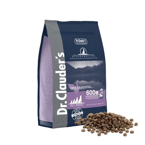 DR.CLAUDER S - Hyposensitive Trockenfutter mit Singleprotein für Sensible ausgewachsene Hunde. Getreide- und glutenfreies Alleinfuttermittel im Beutel 3 5 kg Ente Kartoffel