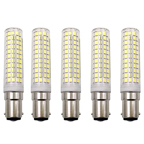 TPMAFF LED-Birnen G9 E14 E12 E11 BA15D-Sockel 12 W entspricht 120 W 800 LM Maisbirne kein Stroboskop 110 V 220 V AC dimmbar 3000 K und 6000 K 5er-Pack
