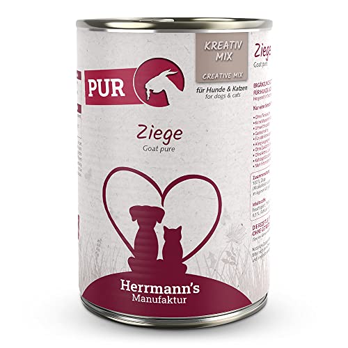  s   Kreativ Mix Ziege Reinfleischx 400g   Nassfutter   Für Hund