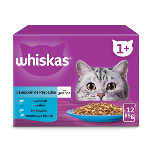 Whiskas Nassfutter für Katzen Auswahl Fisch Multipack 12 x 85 g