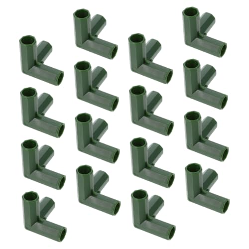 BESPORTBLE 1 Satz Verbinder Erweiterbarer Gartenschlauch Abgasschlauchanschluss Tropfschlauch Automatisch Gartenschlauchhalter Wandhalterung Wasserschlauchhalter Crimpen Green Pp 16 Stück
