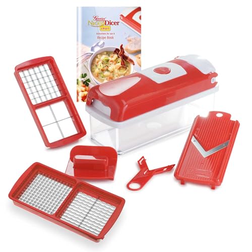  Smart 6 Pieces Food Chopper Multi Cutter Slicer Slicing Grating Dicing Fruit Vegetable Mandolin NEW