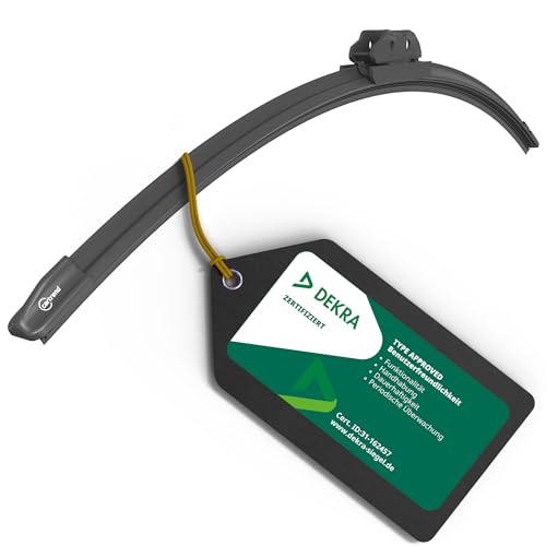  Flachbalkenwischer FB60 Länge 600mm Auto aerodynamisch Wischerblatt für Frontscheibe schwarz 1 Stück