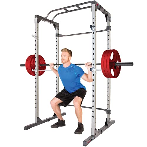  Reality 810XLT Super Max Power Rack Cage Sport Kraftstation 363kg maximaler Belastung Klimmzug Stange und Leisten zur Hantel Ablage