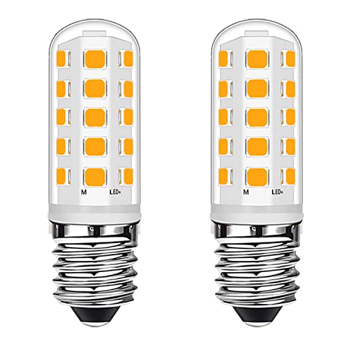 DSlebeen E14 LED Glühbirne 5W 230V nicht Dimmbar Lampe Ideal für Kühlschrank 2 Stück Nähmaschinelampe und Wandlampen Warmweiß 3000K Birne 670lm Kühlschranklampe entspricht 50W Glühlampe 