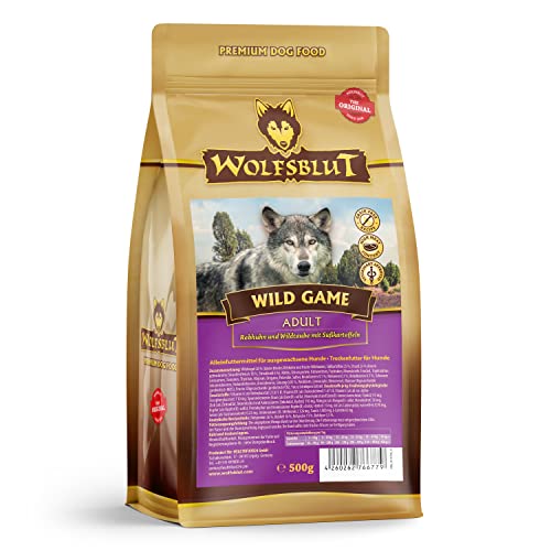 Wolfsblut - Wild Game - 500 g - Rebhuhn und Wildtaube - Trockenfutter - Hundefutter - Getreidefrei