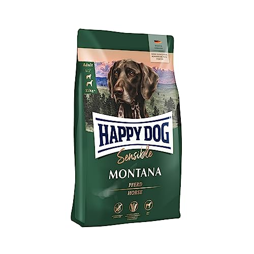 Happy Dog 60487 - Supreme Sensible Montana Pferd - Hunde-Trockenfutter für ausgewachsene Hunde - 1 kg Inhalt