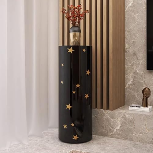 360 Grad drehbarer Metall-Schuhschrank kreatives rundes Schuhregal mit verstellbaren Ablagen für Schrank Schlafzimmer Garderobe Einkaufszentren und Schuhgeschäfte Größe 39 x 105 cm