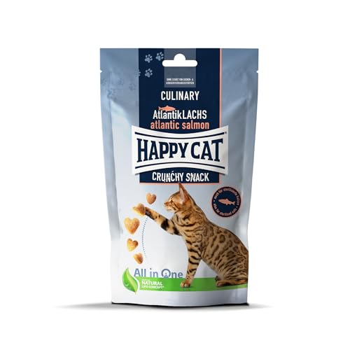 Happy Cat Culinary Crunchy Snack Atlantik-Lachs 10 x 70 g