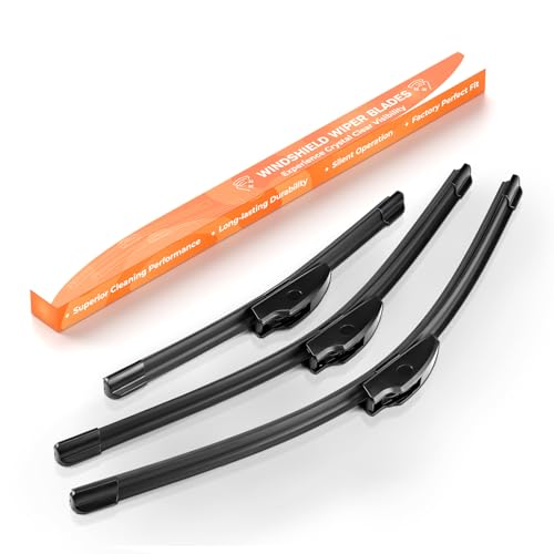 GEARMONSTER Scheibenwischer Wischerblätter Vorne Hinten Satz Autoscheibenwischer Heckscheibenwischer Wischerblätter-Set für VW Golf 4 IV 1997-2005 3er Set 480mm 530mm 330mm