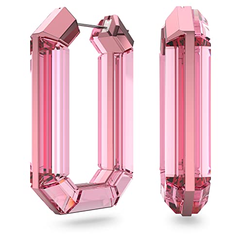 Swarovski Damen-Creolen Aluminium Kristall One Size Pink 32019918
