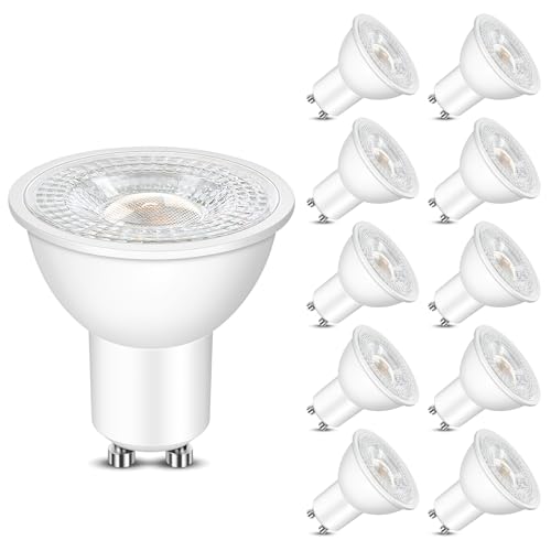 Morotty GU10 Led Warmweiss 5W 500LM Warmweiß 2700K Glühbirnen Ersetzt 50W Leuchtmittel GU10 Led Warmweiss Strahler Nicht Dimmbar Abstrahlwinkel 60 Reflektorlampen 10er Pack