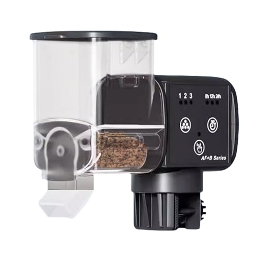 kinrguiyuez Wiederaufladbarer Präziser Intelligenter Wasserdichter Futterdispenser Für Urlaubstaugliche Teich  Schildkrötenfütterung