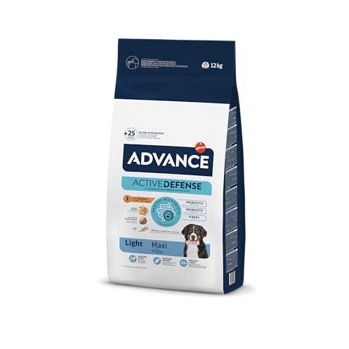 Advance Maxi Adult Light Trockenfutter fÃ¼r ausgewachsene Hunde groÃŸer Rassen mit Huhn 12 kg