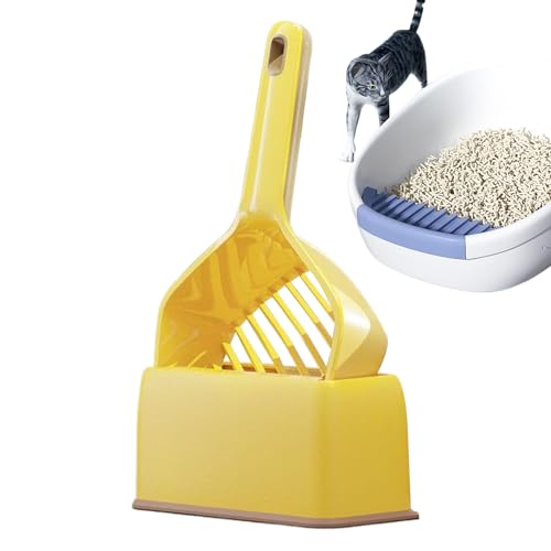 Katzenstreu-Scoop Set mit langem Griff einfache Streuschaufel vielseitiger Fabrikentferner Bequemes Haustierstreu-Reinigungswerkzeug für Hunde cha