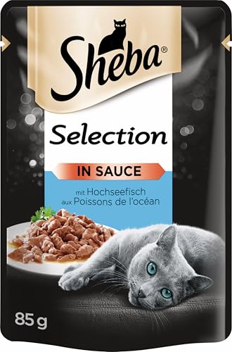 Sheba Katzenfutter Nassfutter Selection in Sauce mit Thunfisch in Sauce 1 Portionsbeutel 1 x 85g