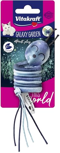 Vitakraft Galaxy Garden Katzenspielzeug als Wurm zur Selbstbeschäftigung mit Katzenminze 1 Stück