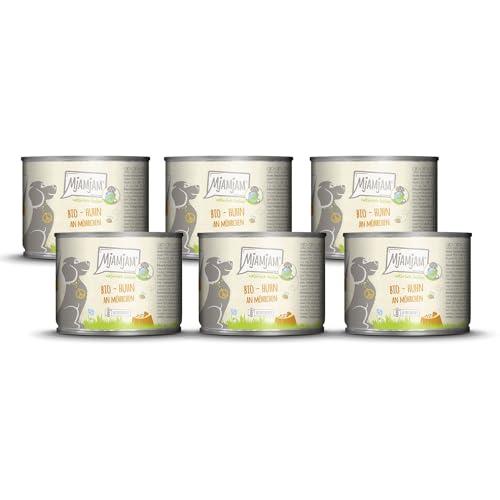 MjAMjAM für   natürlich lecker Bio an Möhrchen 6er Pack 6x 200g extra viel Fleisch