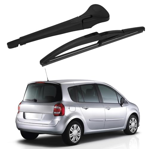 Modus Scheibenwischer Set Kompatibel mit Grand Modus 2004-2012 Heckscheibenwischer Scheibenwischer Heckscheibe Ersatz für Stage 2 2003-2009 Grand Scenic 2 2003-2009 7701056802