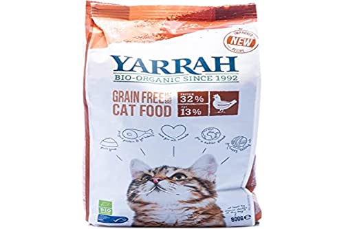Yarrah Bio Katzenfutter Huhn und Fisch 800 g