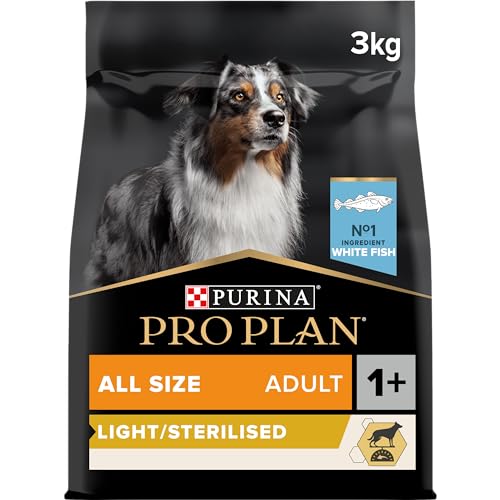 PRO PLAN Hund Adult Light Sterilised Fisch WeiÃŸ 3 kg