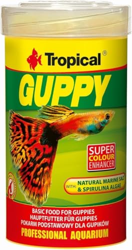 Tropical Guppy Flockenfutter für Guppies und Lebendgebärer 100ml