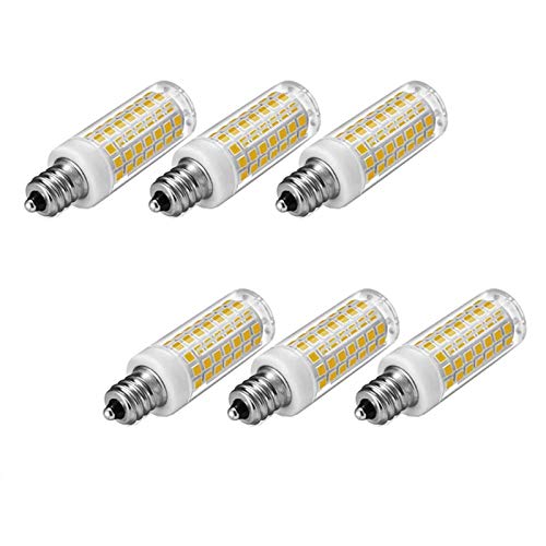 E11-LED-Glühbirne Mini-Kandelabersockel 220 V 10 W Ersatz für 100 W-Halogenbirne 1000 lm dimmbare E11-LED-Glühbirne für dekorative Innenbeleuchtung 6er-Pack