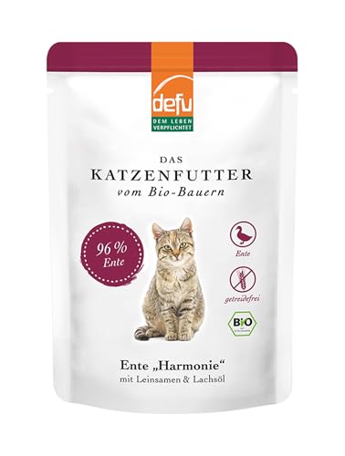 defu 12x 85g Ente Harmonie Nassfutter Premium Pate für
