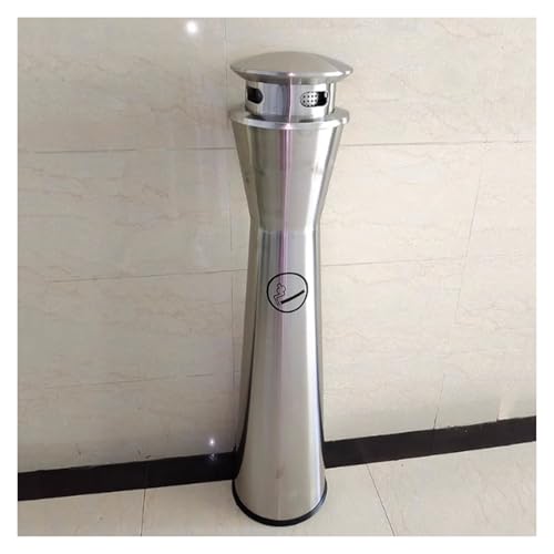 Standaschenbecher for den Außenbereich Zigarettenaschenbecher aus Edelstahl Behälter for gewerbliche Zigarettenstummel for Wohnzimmer Terrassen Büroeingänge