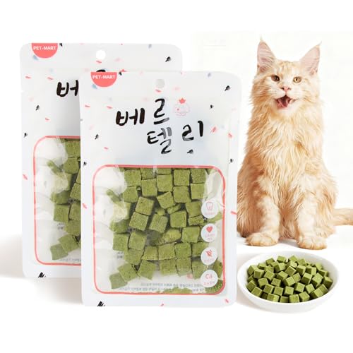 shallyong Katzengras Snack 60g Katzengras Sticks Gefriergetrocknet Snacks für Katzen Zur Zahnpflege und Haarknäuel Entfernen Katzengras aus natürlichen Zutaten für Katzen