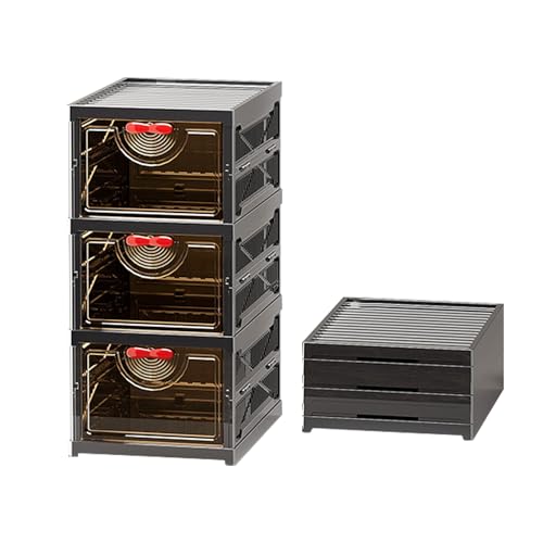 Qurygin Schuh Eingangs Schrank zusammenklappbar schmal großes Fassungsvermögen für Badezimmer Schlafsaal