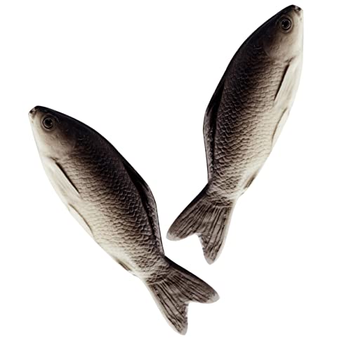 HAPINARY 2ück Fischmodell Kissenüschtier Neuheitskissen Fischkissen Kuscheltier Bettkissen Kuscheltierkissenüsch Ozeantierkissen Baumwolle Gefülltes Fischkissen